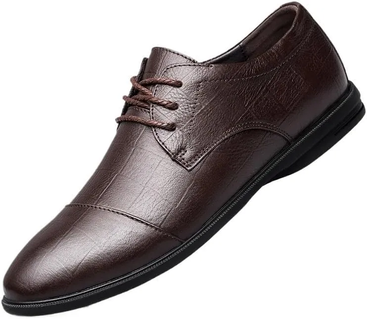 Classic Men's Leather Dress Shoes Casual Summer Business Oxford Shoes for Men