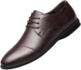 Classic Men's Leather Dress Shoes Casual Summer Business Oxford Shoes for Men