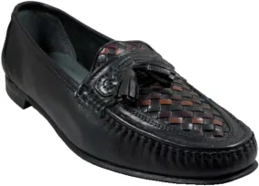Davinci 1579 Men's Italian Casual Loafer Slip On Woven with Tassel