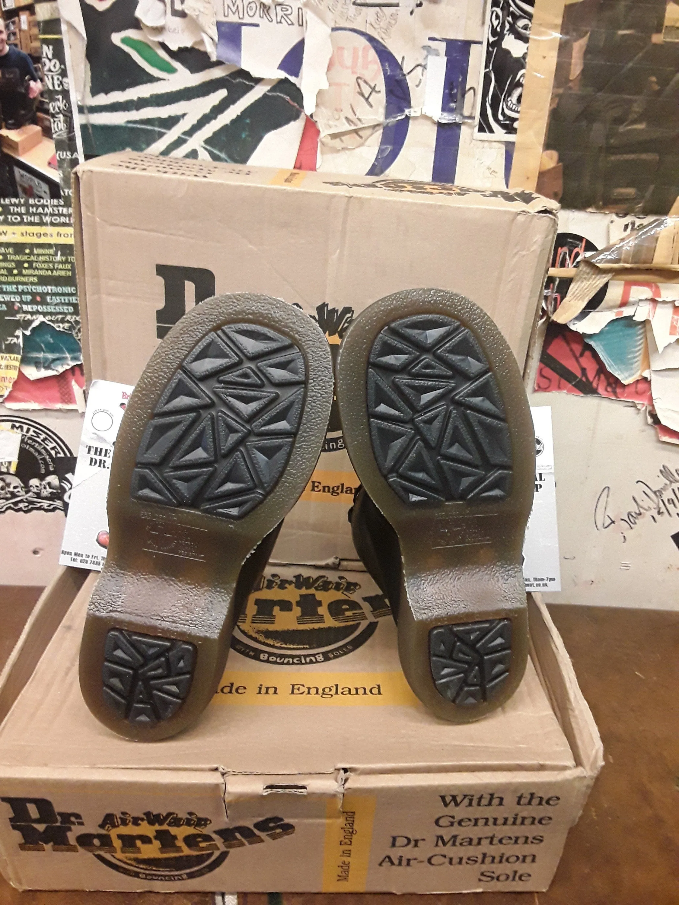 Dr Martens Vintage 90's, Size UK4, Made in England, Women's Black Boots / 8352