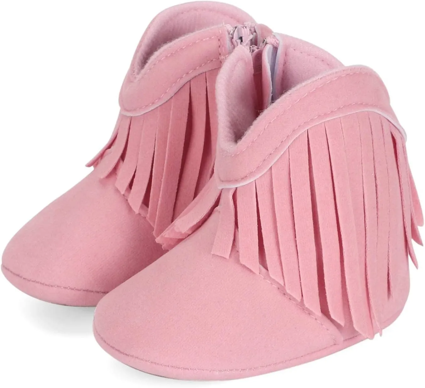 ESTAMICO Baby Girls' Cowboy Tassel Boots
