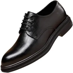 Men's Cap-Toe Oxford Formal Shoes - Breathable Lining Dress Shoes for Business Meetings, Corporate Events & Special Occasions (Slip-Resistant Sole)