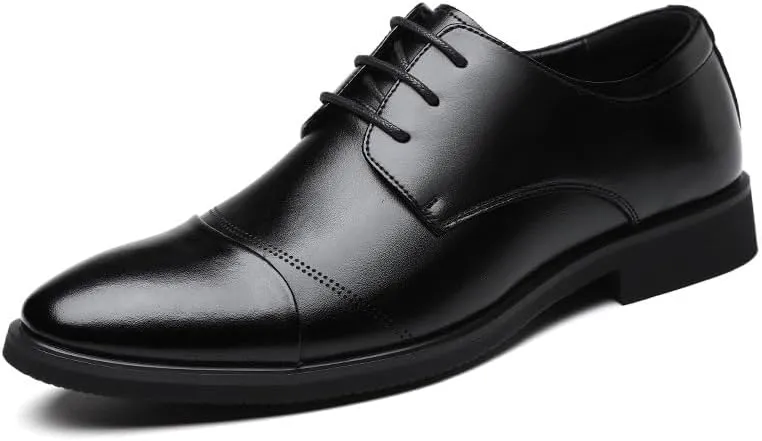 Mens Derby Shoes Footwear Slip-on Dress Shoes Non-Slip Breathable