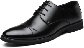 Mens Derby Shoes Footwear Slip-on Dress Shoes Non-Slip Breathable