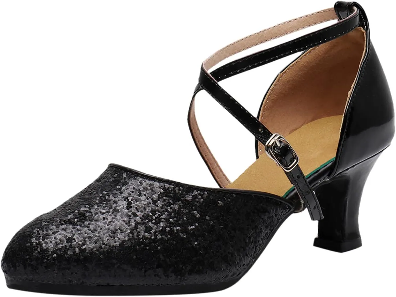Sandals Shoes Women Nine Sandals For Womens Latin Dance Shoes Sandals Heeled Ballroom Tango Party Sequin Dance Shoes