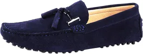 Santimon Mens-Moccasins Penny-Loafers Slip-On Casual Dress-Shoe Suede Tassels Boat Driving-Shoes