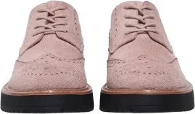 Women's Chunky Platform Lace-Up Round Toe Oxfords Shoes Non-Slip Comfort Casual Dressy School Work Loafers