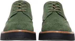 Women's Chunky Platform Lace-Up Round Toe Oxfords Shoes Non-Slip Comfort Casual Dressy School Work Loafers